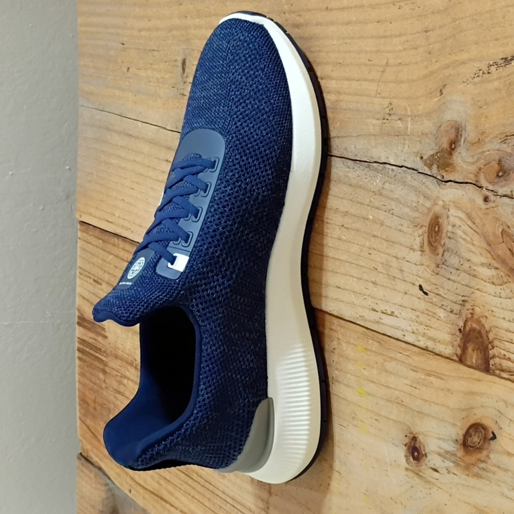 Peter Millar Navy Knit Hyperlight Apollo Sneaker … - image 8